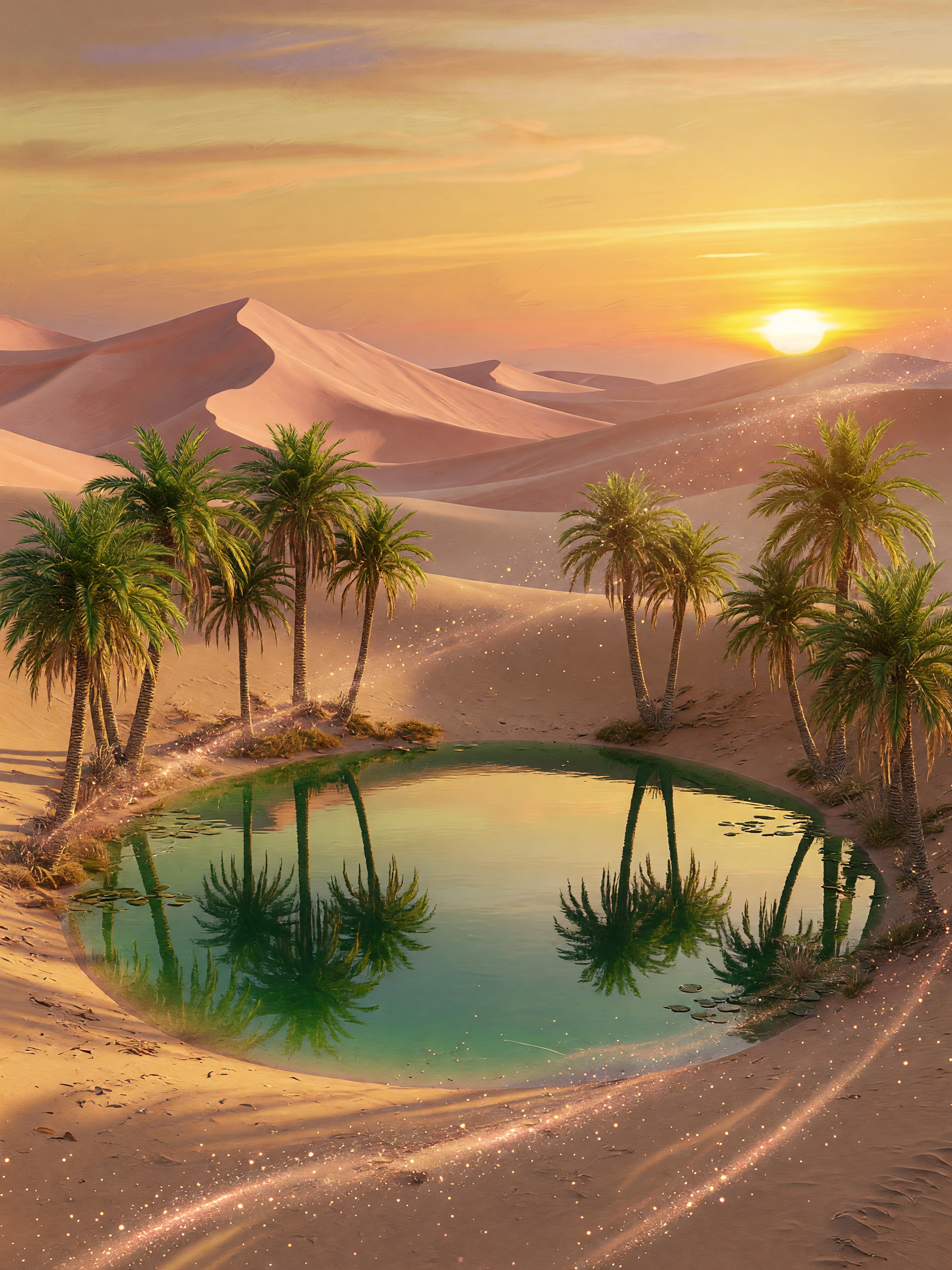 Mirage Oasis Gold game art