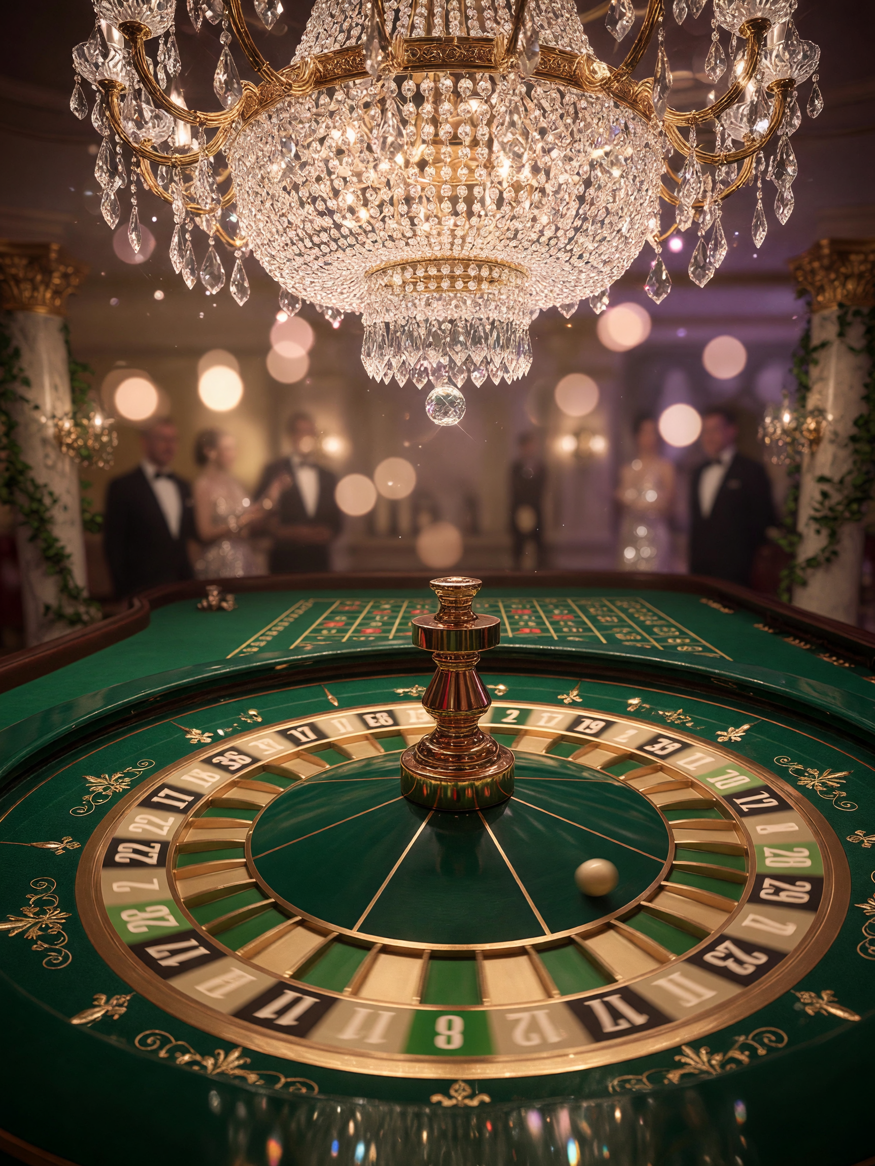 Royale Roulette Night — Casino Glam game art